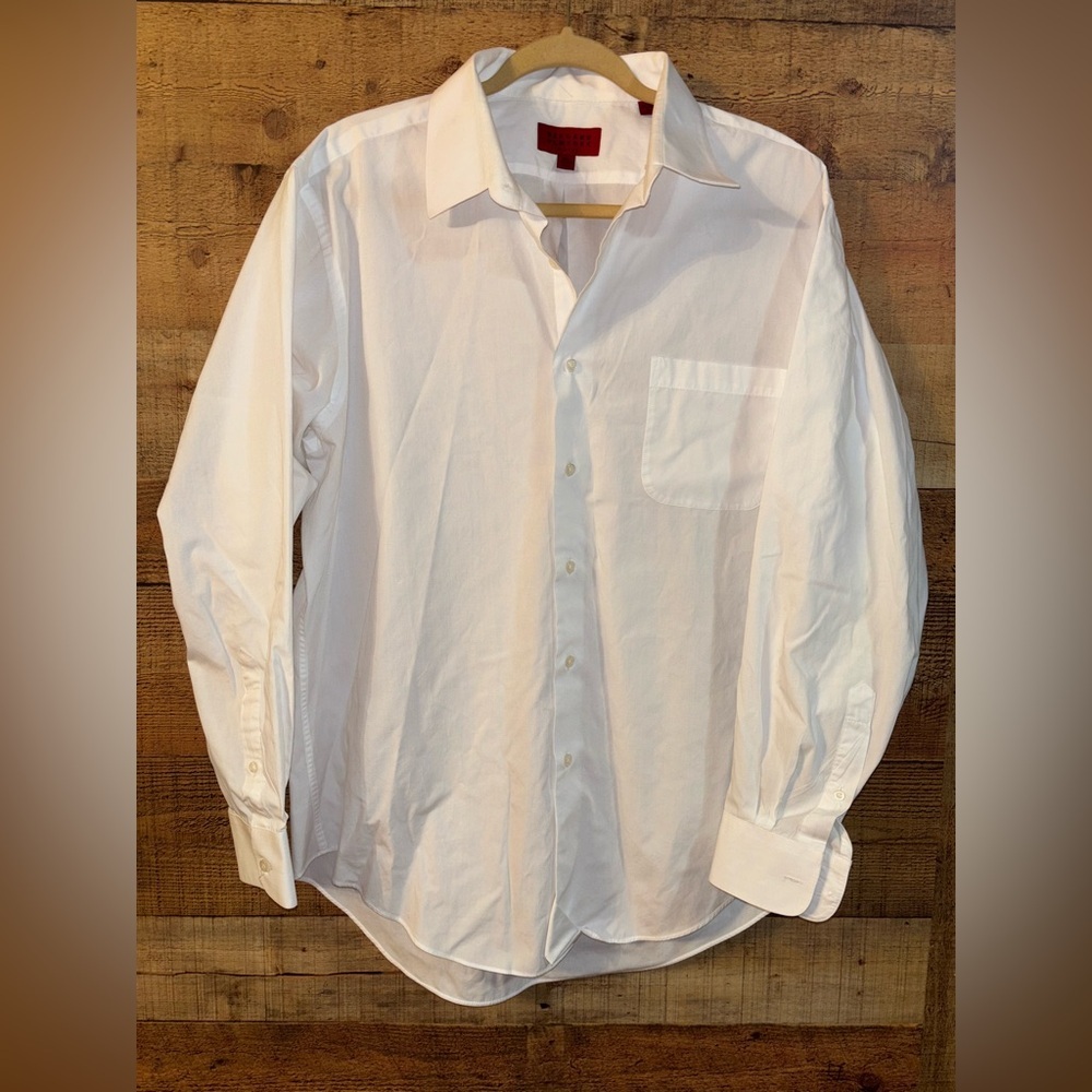 Bergamo New York Fitted Button Up Dress Shirt